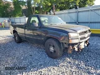 2005 Chevrolet Silverado 1500 Work Truck z VIN 1GCEC14X45Z212803, wystawiony jako Copart lot #61360135 z przebiegiem Nie podano mil oraz Czysty tytuł • Clean title. Historia ofert i sprzedaży dostępna na DreamBid. Obrazek 4.