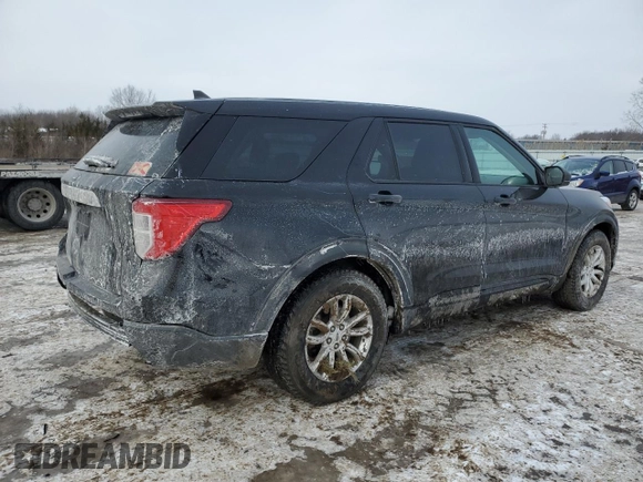 2021 Ford Explorer with VIN 1FMSK7BH6MGA11771, listed as a Copart auction lot 42399355 with 81,567 mi miles and Salvage Title. Bid and sale history available at carsss.com. Image 3.
