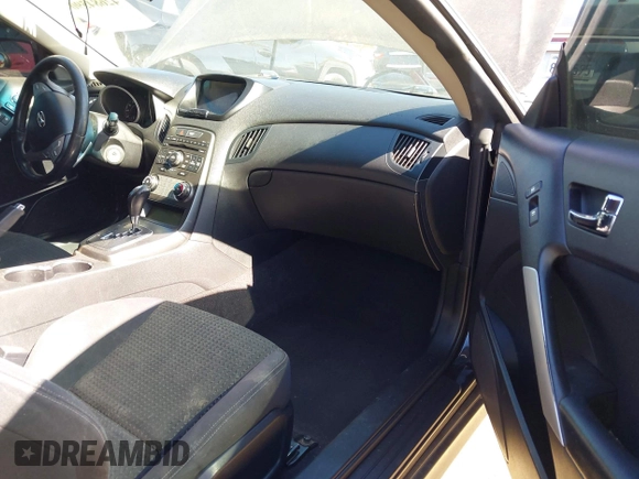 2010 Hyundai Genesis Coupe Premium with VIN KMHHT6KD6AU031014, listed as a IAAI auction lot 42684590 with 238,579 mi miles and . Bid and sale history available at DreamBid. Image 5.