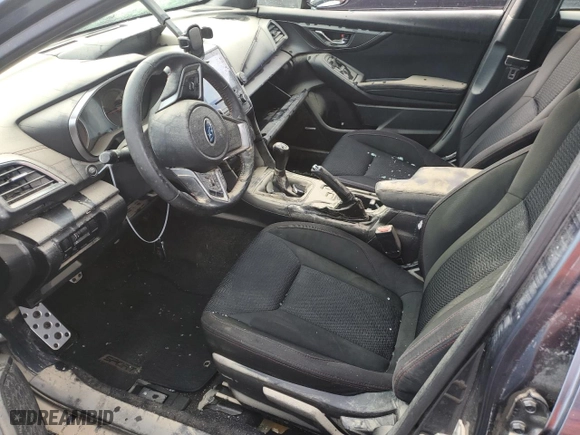 2017 Subaru Impreza Sport with VIN 4S3GTAL60H1737197, listed as a Copart auction lot 74108664 with 0 mi miles and Salvage Title. Bid and sale history available at carsss.com. Image 7.