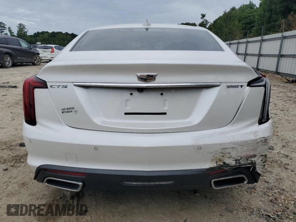 2020 Cadillac CT5 Premium Luxury with VIN 1G6DN5RK3L0117566, listed as a Copart auction lot 58163615 with Not provided miles and Salvage title. Bid and sale history available at DreamBid. Image 6.