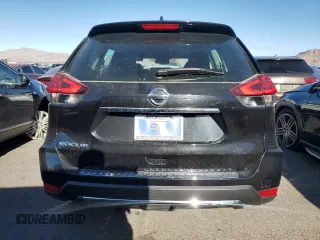 2017 Nissan Rogue SV with VIN 5N1AT2MT1HC890705, listed as a Copart auction lot 44070595 with 89,411 mi miles and Salvage Title. Bid and sale history available at carsss.com. Image 6.