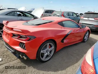 2020 Chevrolet Corvette 2LT with VIN 1G1Y72D48L5103545, listed as a Copart auction lot 75073914 with 0 mi miles and Salvage Title. Bid and sale history available at carsss.com. Image 3.