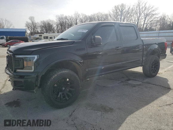 2019 Ford F-150 XL with VIN 1FTEW1E49KKE05612, listed as a Copart auction lot 47360315 with 121,748 mi miles and Salvage Title. Bid and sale history available at carsss.com. Image 1.