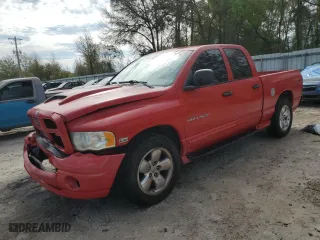 2005 Dodge Ram 1500 SLT with VIN 1D7HA18DX5J517925, listed as a Copart auction lot 50569575 with 184,431 mi miles and Salvage Title. Bid and sale history available at carsss.com. Image 1.