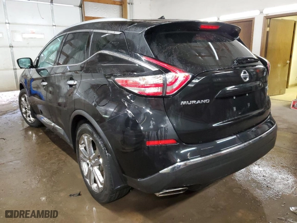 2015 Nissan Murano SL with VIN 5N1AZ2MH9FN251600, listed as a Copart auction lot 44208985 with 164,703 mi miles and Salvage Title. Bid and sale history available at carsss.com. Image 2.