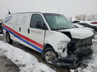 2016 GMC Savana Cargo Van with VIN 1GTW7BFF6G1291038, listed as a Copart auction lot 79131534 with 0 mi miles and Salvage Title. Bid and sale history available at carsss.com. Image 4.