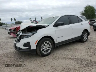 2024 Chevrolet Equinox LS with VIN 3GNAXHEG7RL348275, listed as a Copart auction lot 51471645 with 8,434 mi miles and Salvage title. Bid and sale history available at DreamBid. Image 1.