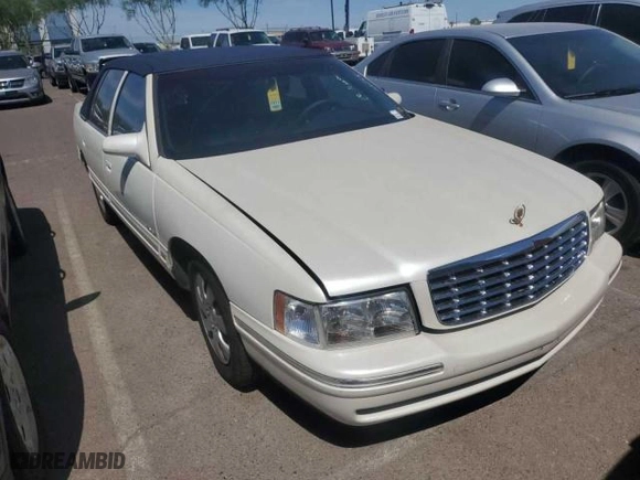 1997 Cadillac DeVille with VIN 1G6KD54Y8VU256755, listed as a Copart auction lot 77669854 with 153,808 mi miles and Clean Title. Bid and sale history available at carsss.com. Image 2.