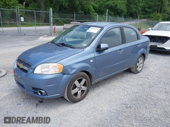 2008 Chevrolet Aveo LT with VIN KL1TG56608B051166, listed as a IAAI auction lot 42404470 with 162,198 mi miles and . Bid and sale history available at DreamBid. Image 2.