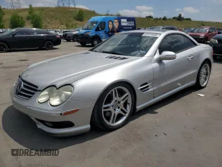 2003 Mercedes-Benz SL 500 with VIN WDBSK75F83F032154, listed as a Copart auction lot 63123435 with 123,359 mi miles and Clean title. Bid and sale history available at DreamBid. Image 1.