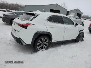 2020 Lexus UX 250h F Sport z VIN JTHR9JBH0L2031472, wystawiony jako Copart lot #87076054 z przebiegiem 110 396 mil mil oraz Szkoda całkowita • Salvage title. Historia ofert i sprzedaży dostępna na DreamBid. Obrazek 3.