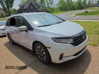 2023 Honda Odyssey EX-L with VIN 5FNRL6H67PB013527, listed as a Copart auction lot 54103145 with 11,356 mi miles and Clean Title. Bid and sale history available at carsss.com. Image 1.