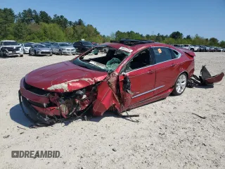 2020 Chevrolet Impala Premier with VIN 2G1105S31L9102435, listed as a Copart auction lot 56831235 with 24,727 mi miles and Salvage title. Bid and sale history available at DreamBid. Image 1.