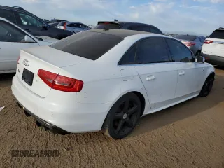 2013 Audi S4 Premium Plus with VIN WAUBGAFL3DA072335, listed as a Copart auction lot 73298004 with 96,735 mi miles and Salvage Title. Bid and sale history available at carsss.com. Image 3.