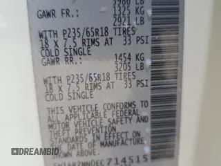 2014 Nissan Pathfinder Platinum with VIN 5N1AR2MN0EC714515, listed as a Copart auction lot 60979935 with 227,975 mi miles and Salvage title. Bid and sale history available at DreamBid. Image 12.