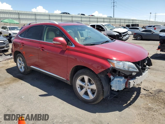 2010 Lexus RX 350 with VIN 2T2BK1BA6AC063864, listed as a Copart auction lot 63141325 with 104,698 mi miles and Salvage title. Bid and sale history available at DreamBid. Image 4.