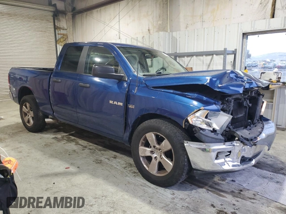 2009 Dodge 1500 SLT with VIN 1D3HB18T79S727243, listed as a Copart auction lot 84895954 with 144,985 mi miles and Salvage title. Bid and sale history available at DreamBid. Image 4.