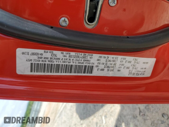 2016 Ram 1500 Rebel z VIN 1C6RR7YT8GS251598, wystawiony jako Copart lot #55291555 z przebiegiem 128 756 mil mil oraz Szkoda całkowita • Salvage title. Historia ofert i sprzedaży dostępna na DreamBid. Obrazek 14.