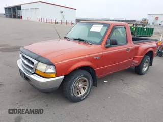 1999 Ford Ranger XL with VIN 1FTYR10C1XPB07486, listed as a IAAI auction lot 41992557 with 157,681 mi miles. Bid and sale history available at carsss.com. Image 2.