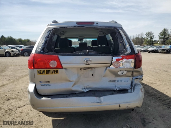 2009 Toyota Sienna CE with VIN 5TDZK23C59S259984, listed as a Copart auction lot 49907425 with 215,094 mi miles and Salvage Title. Bid and sale history available at carsss.com. Image 6.