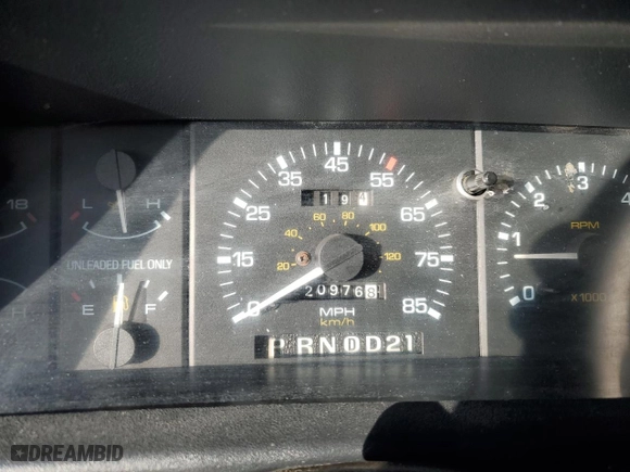 1994 Mazda B-Series 2WD Truck SE with VIN 4F4CR16U1RTM80863, listed as a Copart auction lot 44065685 with 220,976 mi miles and Salvage Title. Bid and sale history available at carsss.com. Image 9.