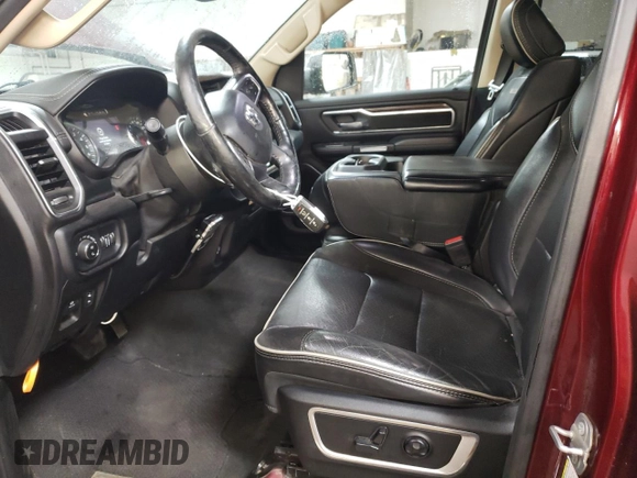 2019 Ram 1500 Laramie with VIN 1C6SRFDT5KN820237, listed as a Copart auction lot 78205614 with 179,266 mi miles and Salvage Title. Bid and sale history available at carsss.com. Image 7.