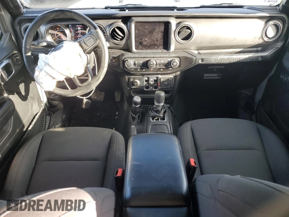 2021 Jeep Wrangler Unlimited Sport S with VIN 1C4HJXDN4MW847816, listed as a Copart auction lot 45693565 with 39,438 mi miles and Salvage Title. Bid and sale history available at carsss.com. Image 8.
