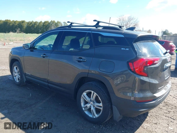 2019 GMC Terrain SLE with VIN 3GKALTEV5KL169314, listed as a IAAI auction lot 42054718 with 96,841 mi miles. Bid and sale history available at carsss.com. Image 3.