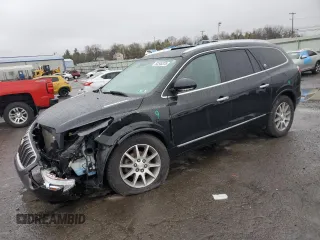 2017 Buick Enclave Leather with VIN 5GAKVBKD9HJ335786, listed as a Copart auction lot 52545375 with 75,571 mi miles and Salvage Title. Bid and sale history available at carsss.com. Image 1.