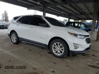 2018 Chevrolet Equinox LS with VIN 2GNAXHEV0J6301743, listed as a Copart auction lot 49280555 with Not Provided miles and Salvage Title. Bid and sale history available at DreamBid. Image 4.