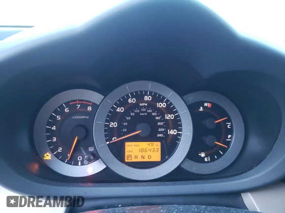 2007 Toyota RAV4 with VIN JTMZK33V875012243, listed as a Copart auction lot 80494564 with 186,433 mi miles and Salvage Title. Bid and sale history available at carsss.com. Image 9.