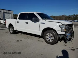 2017 Ford F-150 XL with VIN 1FTEW1CF3HFC04617, listed as a Copart auction lot 88091065 with 206,559 mi miles and Salvage title. Bid and sale history available at DreamBid. Image 4.
