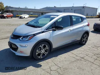 2017 Chevrolet Bolt EV Premier with VIN 1G1FX6S02H4183470, listed as a Copart auction lot 62199235 with 98,212 mi miles and Salvage title. Bid and sale history available at DreamBid. Image 1.