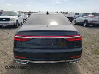 2021 Audi A8 with VIN WAU8DAF80MN027280, listed as a Copart auction lot 50757015 with 47,181 mi miles and Salvage Title. Bid and sale history available at carsss.com. Image 6.