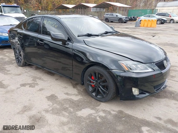 2006 Lexus IS 350 Auto with VIN JTHBE262065005370, listed as a IAAI auction lot 40875520 with 190,226 mi miles. Bid and sale history available at carsss.com. Image 1.