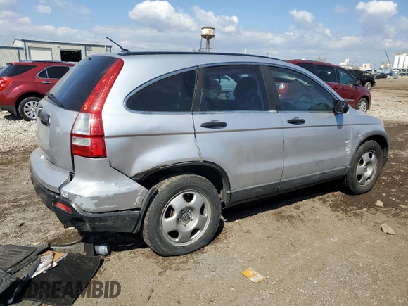 2009 Honda CR-V LX with VIN 5J6RE48359L050199, listed as a Copart auction lot 52860875 with 100,762 mi miles and Salvage Title. Bid and sale history available at carsss.com. Image 3.