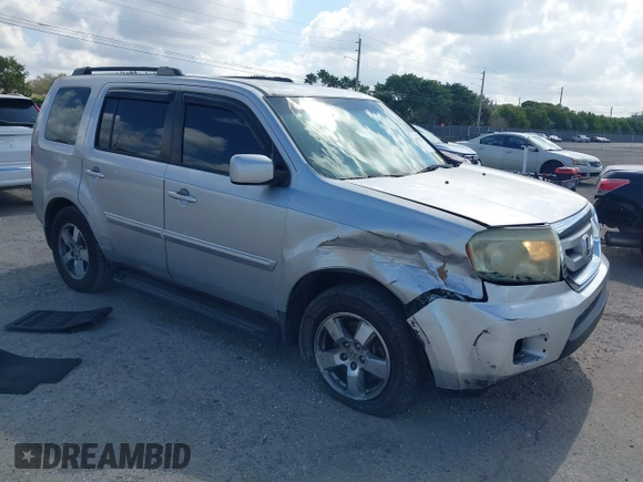 2011 Honda Pilot EX-L with VIN 5FNYF3H63BB014412, listed as a IAAI auction lot 41535137 with 155,100 mi miles and . Bid and sale history available at DreamBid. Image 1.