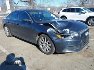 2014 Audi A6 2.0T Premium Plus with VIN WAUGFAFC4EN133050, listed as a IAAI auction lot 41625553 with 130,251 mi miles. Bid and sale history available at carsss.com. Image 1.