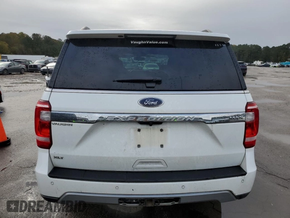 2020 Ford Expedition Max XLT with VIN 1FMJK1HT9LEA32399, listed as a Copart auction lot 83396064 with 109,011 mi miles and Salvage Title. Bid and sale history available at DreamBid. Image 6.