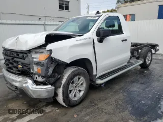 2024 Chevrolet Silverado 1500 Work Truck with VIN 3GCNAAED5RG352049, listed as a Copart auction lot 50420125 with 0 mi miles and Clean Title. Bid and sale history available at carsss.com. Image 1.