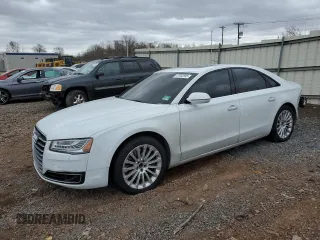 2015 Audi A8 z VIN WAUJGAFD6FN022822, wystawiony jako Copart lot #47642595 z przebiegiem 89 988 mil mil oraz Szkoda całkowita • Salvage title. Historia ofert i sprzedaży dostępna na DreamBid. Obrazek 1.