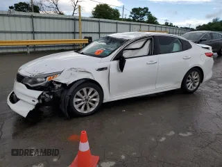 2017 Kia Optima LX with VIN 5XXGT4L33HG171290, listed as a Copart auction lot 55936005 with 149,983 mi miles and Salvage title. Bid and sale history available at DreamBid. Image 1.