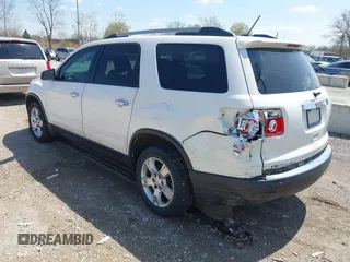 2011 GMC Acadia SLE with VIN 1GKKRPED7BJ228565, listed as a IAAI auction lot 42107626 with 117,670 mi miles and . Bid and sale history available at DreamBid. Image 3.