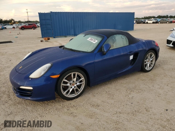 2013 Porsche Boxster с VIN WP0CA2A86DK112144, выставлен на аукционе Copart как лот 73866704 с пробегом Не указан миль и Списание • Salvage title. История ставок и продаж доступна на DreamBid. Изображение 1.