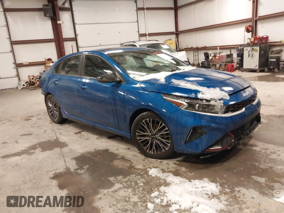 2023 Kia Forte GT-Line with VIN 3KPF54AD7PE538250, listed as a IAAI auction lot 41623759 with 51,929 mi miles and . Bid and sale history available at carsss.com. Image 1.