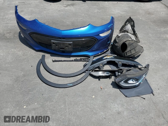 2017 Chevrolet Bolt EV Premier with VIN 1G1FX6S08H4186180, listed as a Copart auction lot 58431925 with 79,966 mi miles and Salvage title. Bid and sale history available at DreamBid. Image 12.