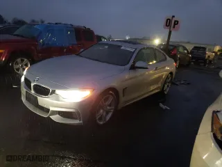 2015 BMW 4 Series 435i xDrive with VIN WBA3R5C50FK189363, listed as a Copart auction lot 83072724 with 96,460 mi miles and Salvage Title. Bid and sale history available at carsss.com. Image 1.