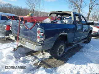 2007 Dodge Ram 2500 SLT with VIN 1D7KS28D47J502011, listed as a IAAI auction lot 41331381 with 1 mi miles. Bid and sale history available at carsss.com. Image 4.