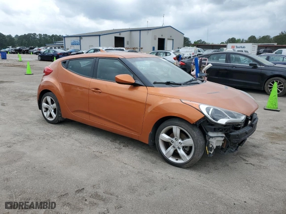2015 Hyundai Veloster RE:FLEX with VIN KMHTC6AD8FU235946, listed as a Copart auction lot 53929235 with 143,526 mi miles and Clean Title. Bid and sale history available at carsss.com. Image 4.